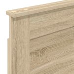 vidaXL Tête de lit Chêne Sonoma 80 cm Bois d'ingénierie