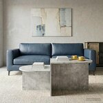 vidaXL Table basse Gris béton 100 x 50 x 40 cm Bois d'ingénierie