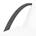 vidaXL Chaise longue avec coussin et table Résine tressée Noir