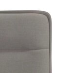 vidaXL Chaises à manger lot de 2 taupe tissu