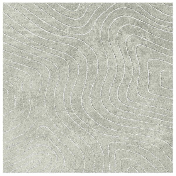 vidaXL Tapis de surface Carré PALMERAS Vert 200 x 200 cm Polyester