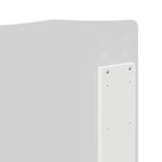 vidaXL Tête de lit Blanc 150 cm Bois d'ingénierie