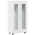 vidaXL Ensemble meuble TV avec tiroir FLORIN Blanc Bois d'ingénierie