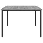 vidaXL Table de salle à manger / Table de repas MÉTAL