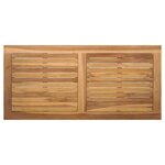 Ensemble de canapé de jardin 5 Pièces Naturel Bois de teck solide