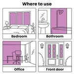 vidaXL Films pour fenêtre dépoli design à rayures PVC