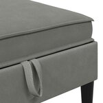 vidaXL Ensemble de meubles pour le salon 6 Pièces Gris foncé Tissu