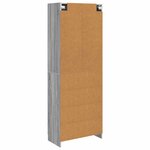 vidaXL Ensemble de Meubles 2 Pièces Sonoma gris 66 x 34 5 x 87 cm