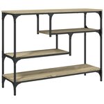 vidaXL Table console chêne sonoma 100x30x75 cm bois d'ingénierie