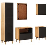 vidaXL Ensemble de Meubles de Salle de Bain 5 pièces