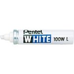 Marqueur Peinture Permanent X100WL Pointe biseautée 3-6 mm Blanc PENTEL