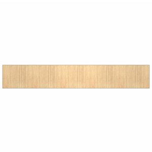 vidaXL Tapis rectangulaire naturel clair 80x1000 cm bambou