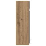 vidaXL Armoire à miroir de salle de bain chêne artisanal 64x20x66 5 cm
