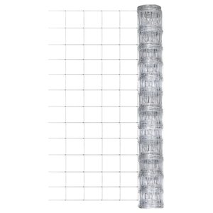 vidaXL Clôture de jardin Acier galvanisé 50x1 25 m Argenté