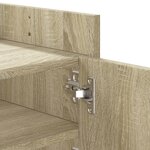 vidaXL Meuble TV Chêne sonoma 100x35x40 cm Bois d'ingénierie