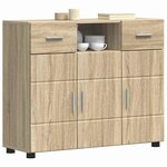 vidaXL Buffet Chêne sonoma 88 5 x 30 5 x 73 cm Bois d'ingénierie