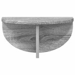 vidaXL Étagère Murale Montage mural 2 Pièces Gris Sonoma 38 x 19 x 19 cm