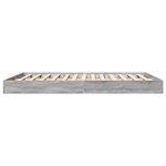 vidaXL Cadre de lit sonoma gris 160x200 cm bois d'ingénierie