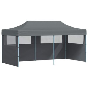 vidaXL Tente de fête 291 x 580 x 315 cm Anthracite Tissu Oxford