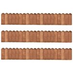 vidaXL Rouleaux de bordure 3 Pièces 120 cm bois de pin imprégné