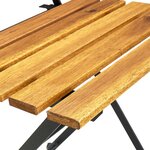 vidaXL Ensemble à manger d'extérieur pliable 5Pièces Bois d'acacia solide