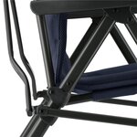 Travellife Fauteuil de relaxation Barletta Cross bleu