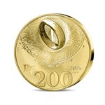Le Seigneur des Anneaux Monnaie de 200€ Or Haut Relief