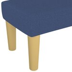 vidaXL Banc Bleu 100x30x30 cm Tissu