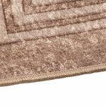 vidaXL Coureur de Tapis MARSA Blanc 100 x 150 cm Polyester et PVC