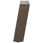 vidaXL Pieds de table basse en U 2 pièces Acier naturel 30 x (30-31) cm Acier