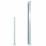 vidaXL Auvent latéral rétractable 140 x 300 cm Bleu