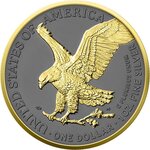 Pièce de monnaie en Argent 1 Dollar g 31.1 (1 oz) Millésime 2025 AMERICAN EAGLE