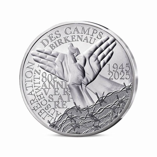 80 ans de la libération du camp d'Auschwitz-Birkeneau - Monnaie de 10€ Argent