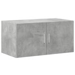 vidaXL Armoire murale gris béton 80x42 5x40 cm bois d'ingénierie