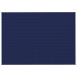 vidaXL Couverture lestée Bleu 155x220 cm 7 kg Tissu