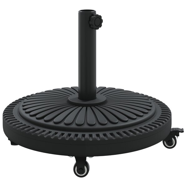 vidaXL Pied de parasol Noir Ø38-48 mm