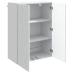 vidaXL Armoire Murale Blanc 66 x 34 5 x 90 cm Bois d'ingénierie