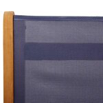 vidaXL Chaises pliables de jardin lot de 8 bois d'acacia et textilène