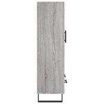 vidaXL Buffet haut sonoma gris 69 5x31x115 cm bois d'ingénierie