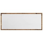 vidaXL Miroir de salle de bain à LED vieux bois bois d'ingénierie