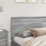 vidaXL Tête de lit Gris Sonoma 180 cm Bois d'ingénierie