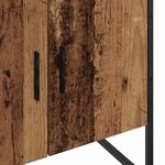 vidaXL Armoire lavabo de salle de bain vieux bois 60x33x60 cm