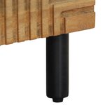 vidaXL Buffet marron 40x33x110 cm bois de manguier massif
