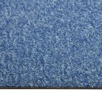 vidaXL Tapis 20 Pièces Bleu 50 x 50 cm 100  Polypropylène