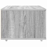 vidaXL Armoire à tiroirs avec roue Gris Sonoma 55 x 45 x 31 cm