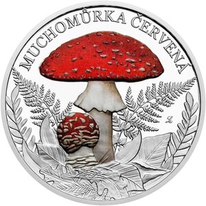 Pièce de monnaie en Argent 1 Dollar g 31.1 (1 oz) Millésime 2026 RED TOADSTOOL