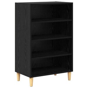 vidaXL Buffet Chêne noir 57 x 35 x 89.5 cm Bois d'ingénierie