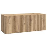 vidaXL Meuble TV mural 78 5 x 31 x 30 cm Chêne artisanal