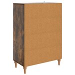 vidaXL Buffet Chêne fumé 66 x 34 5 x 95 cm Bois d'ingénierie