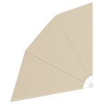 vidaXL Écran de confidentialité pour balcon Beige 210 x 210 cm tissu